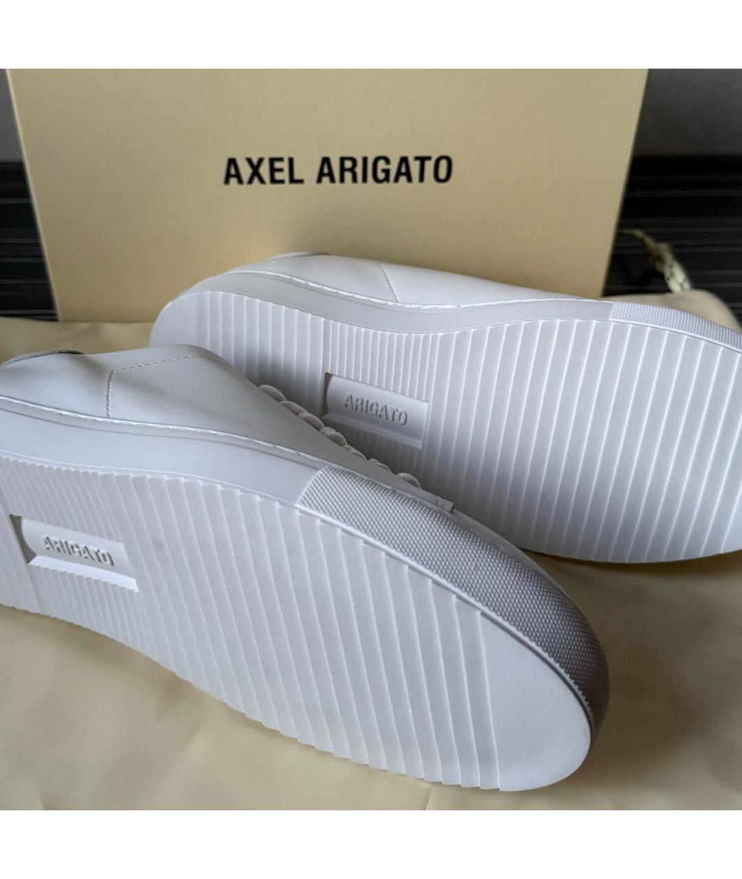 AXEL ARIGATO Серые кожаные кеды, фото 6