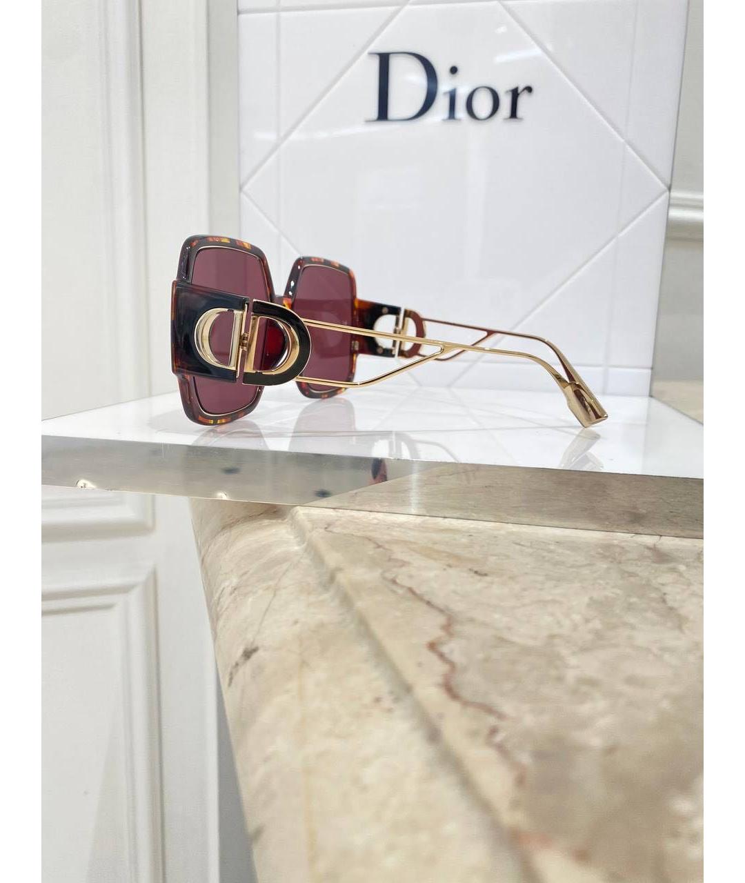 CHRISTIAN DIOR Мульти пластиковые солнцезащитные очки, фото 3
