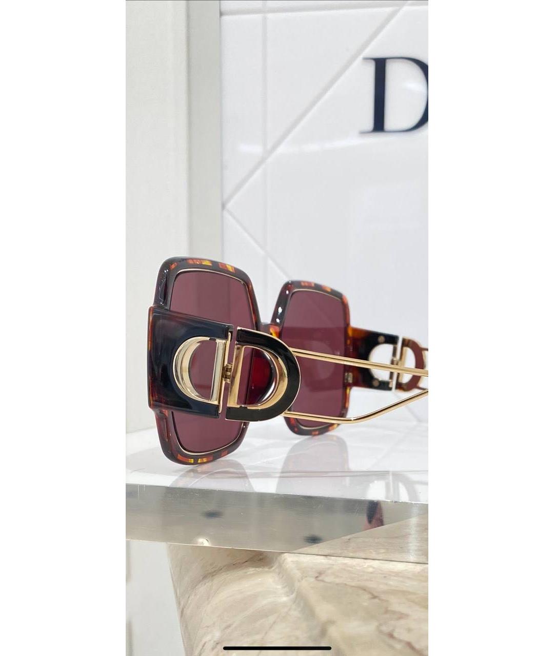 CHRISTIAN DIOR Мульти пластиковые солнцезащитные очки, фото 4