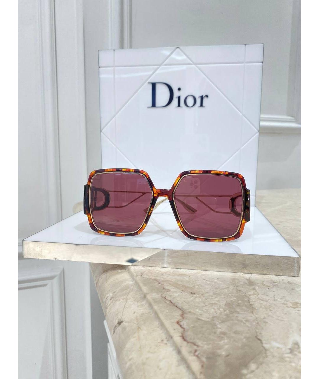 CHRISTIAN DIOR Мульти пластиковые солнцезащитные очки, фото 2