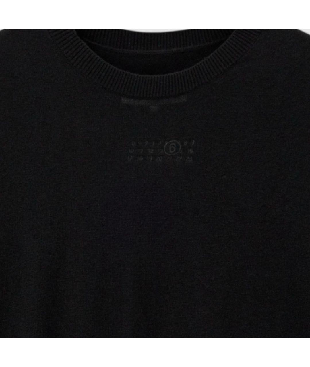 MAISON MARGIELA Черный шерстяной джемпер / свитер, фото 2