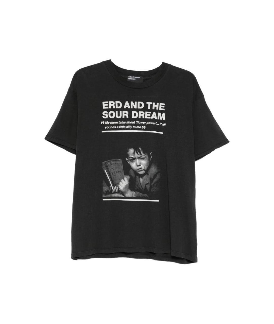 Enfants Riches Déprimés Черная хлопковая футболка, фото 2