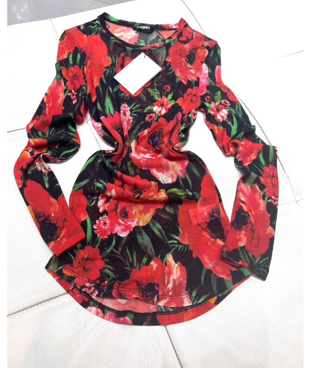 BALMAIN Мульти шерстяной джемпер / свитер, фото 4