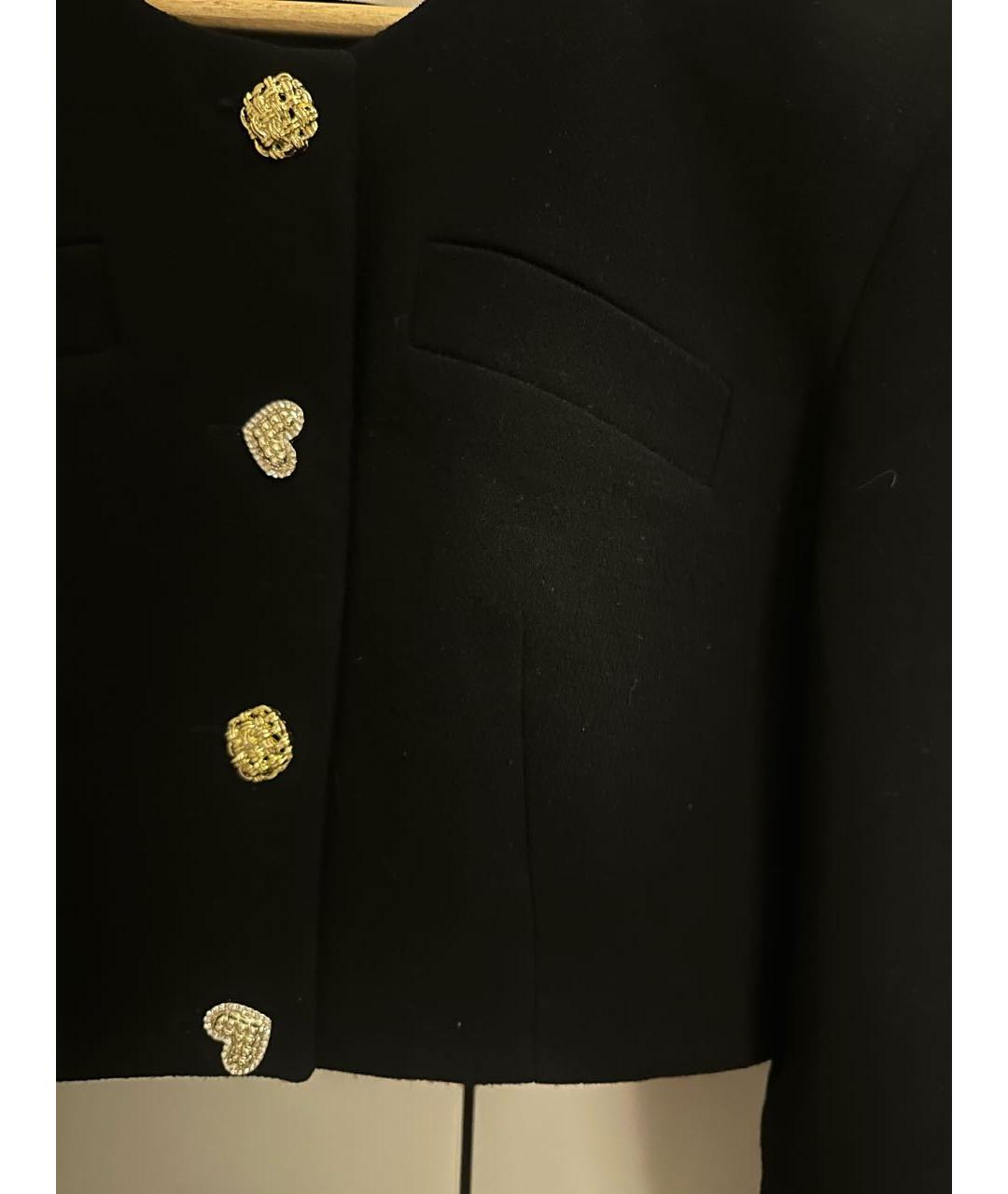 AUTENTIMENTS Черный шерстяной жакет/пиджак, фото 3