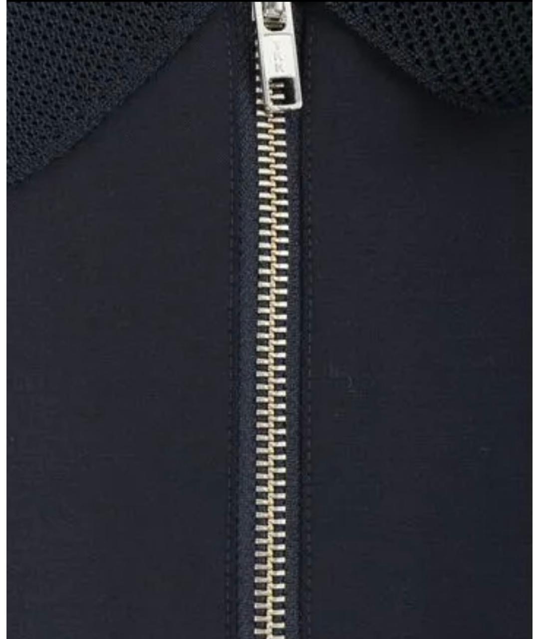 BARENA Темно-синее хлопковое поло с коротким рукавом, фото 3