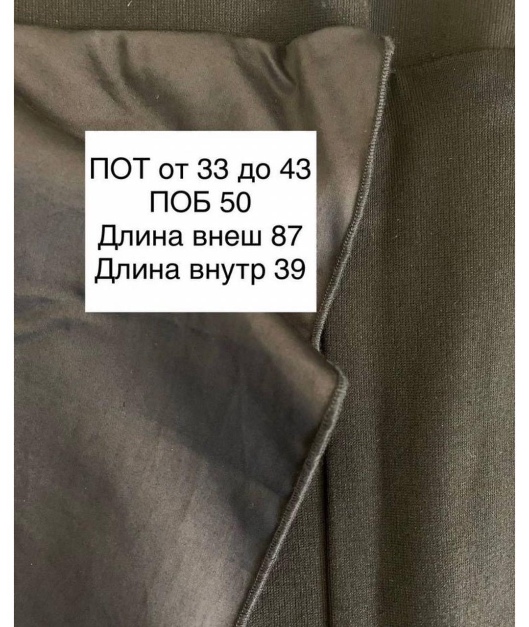 MARINA RINALDI Черные вискозные кюлоты, фото 4