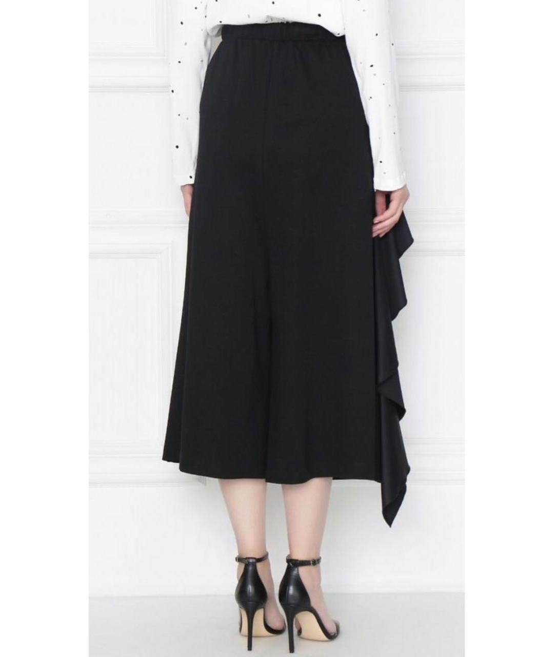 MARINA RINALDI Черные вискозные кюлоты, фото 2