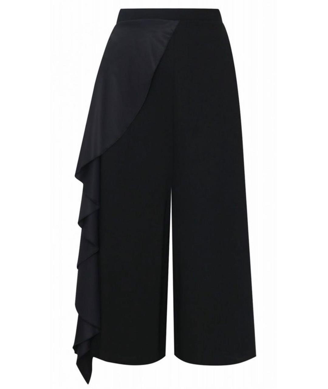 MARINA RINALDI Черные вискозные кюлоты, фото 1