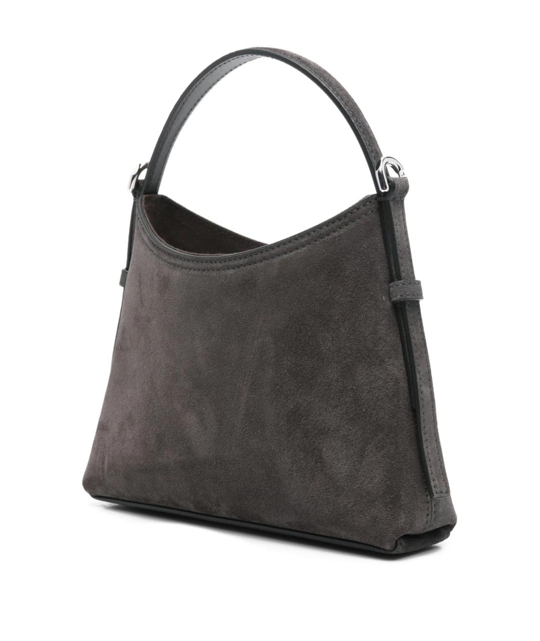 GIVENCHY Серая кожаная сумка с короткими ручками, фото 3