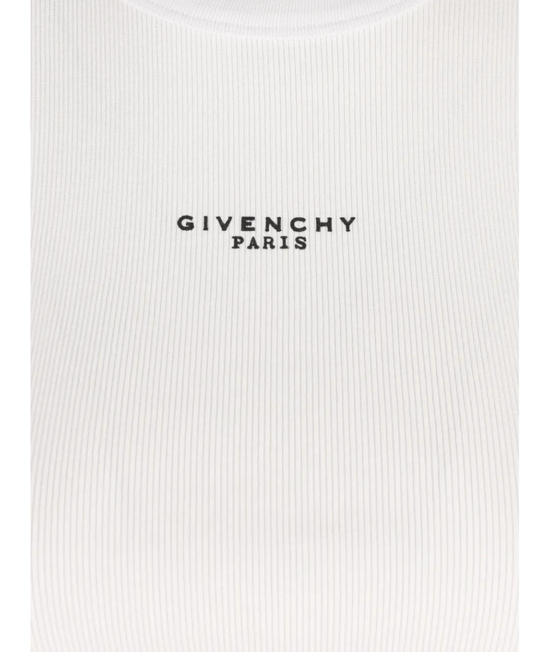 GIVENCHY Белая хлопковая майка, фото 3