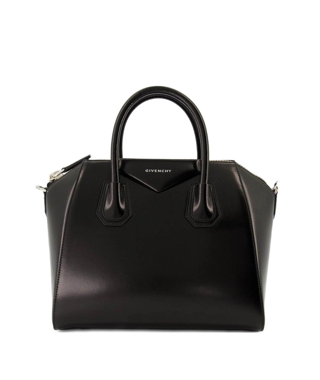 GIVENCHY Черная кожаная сумка тоут, фото 1