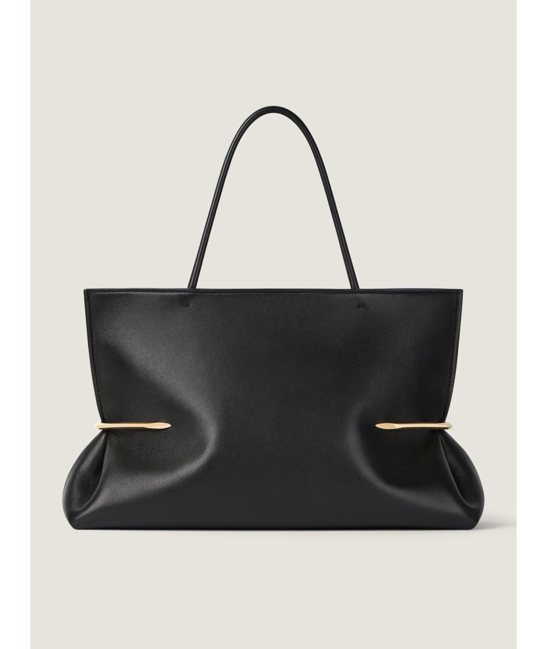 GIVENCHY Черная кожаная сумка тоут, фото 4