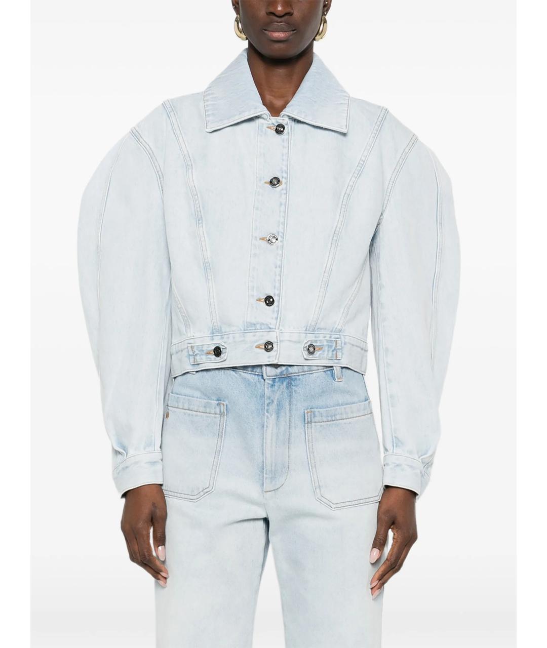 GIVENCHY Голубая хлопковая куртка, фото 3