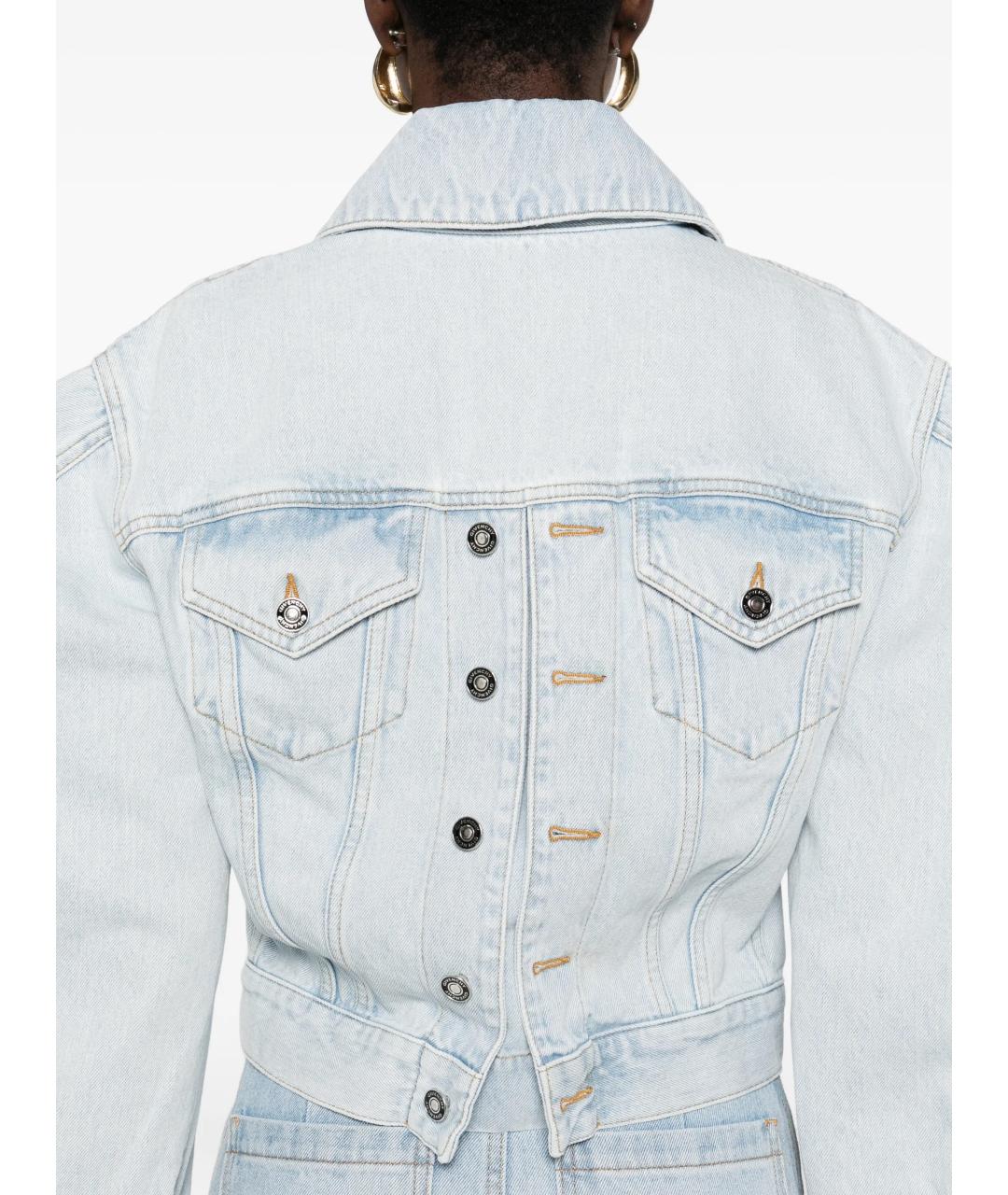 GIVENCHY Голубая хлопковая куртка, фото 5