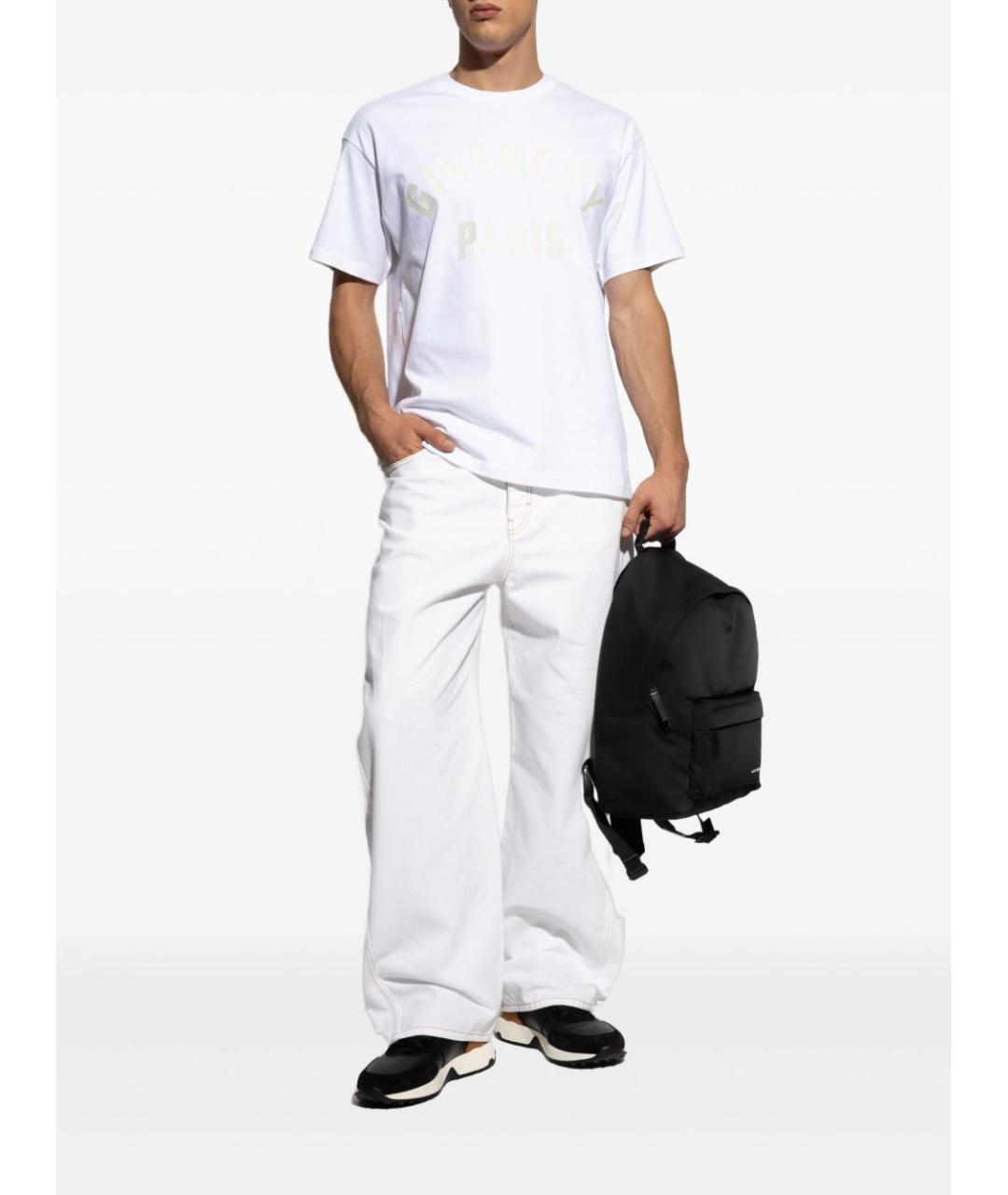 GIVENCHY Белая хлопковая футболка, фото 2