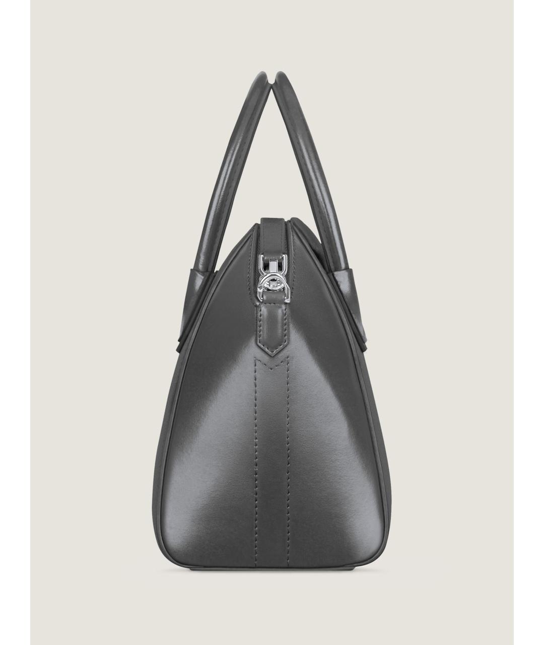 GIVENCHY Серая кожаная сумка тоут, фото 3