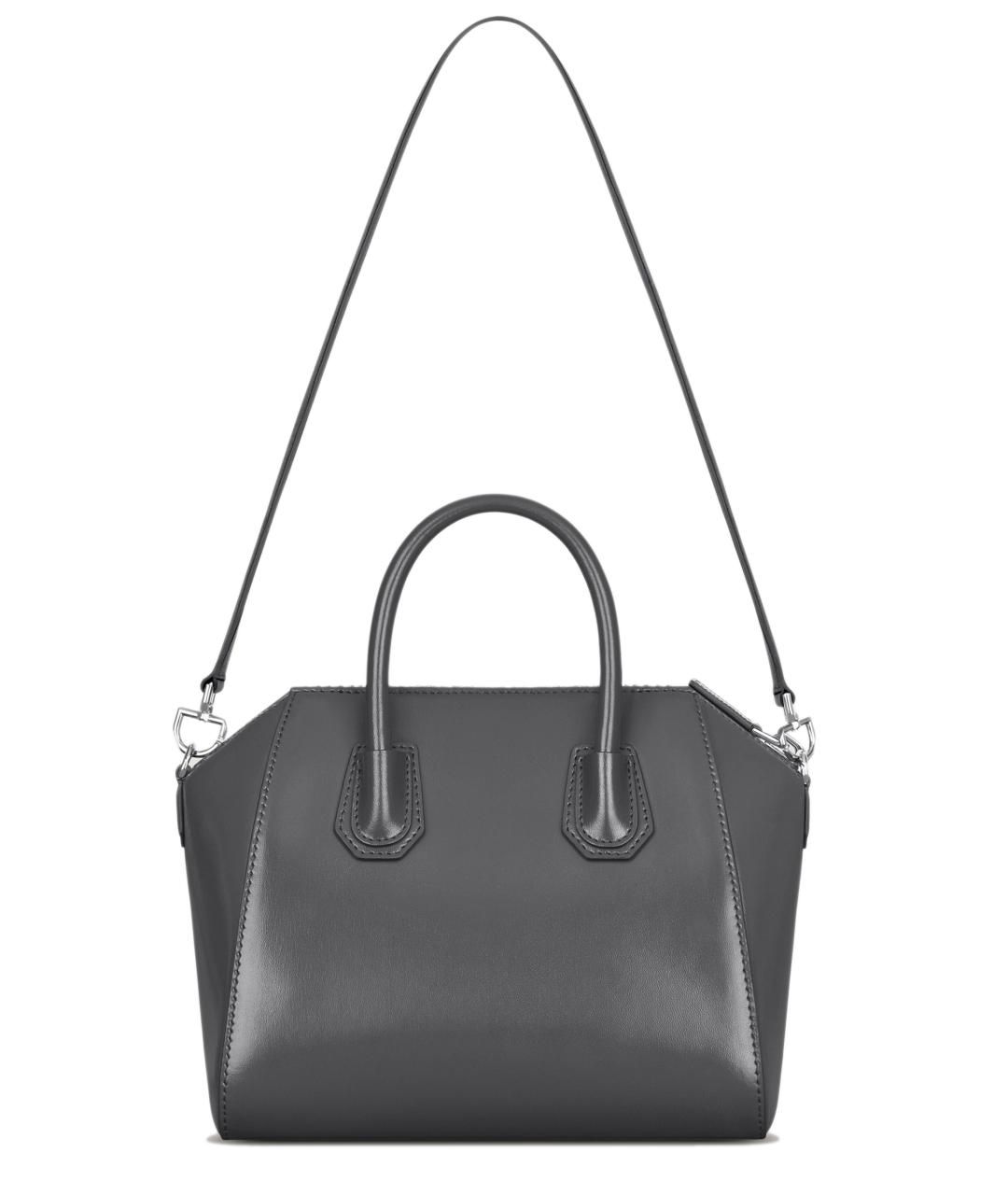 GIVENCHY Серая кожаная сумка тоут, фото 2