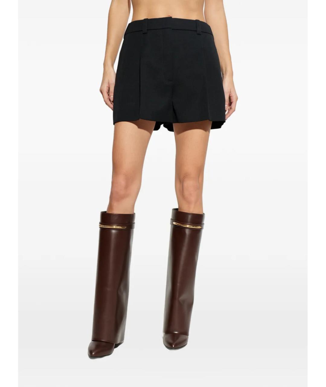 GIVENCHY Черные шерстяные шорты, фото 3