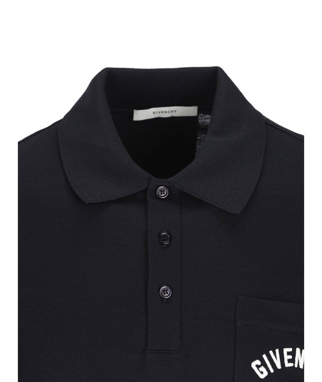 GIVENCHY Хлопковое поло с коротким рукавом, фото 3