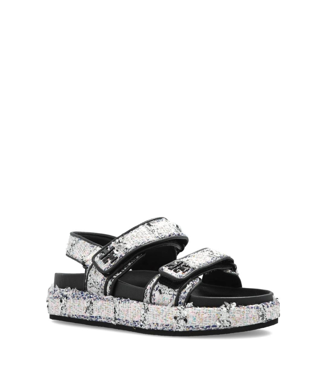 TORY BURCH Мульти текстильные босоножки, фото 2