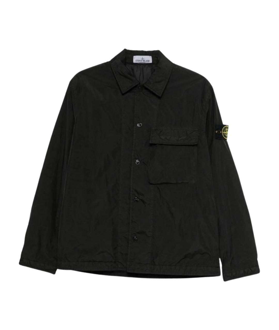 STONE ISLAND Черная куртка, фото 1