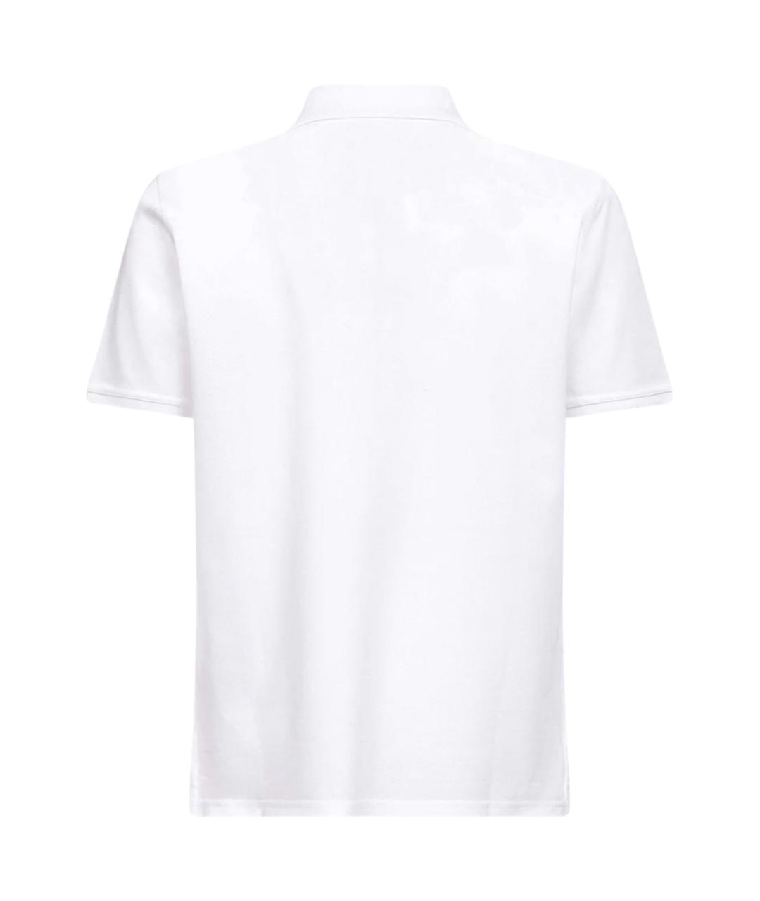 GIVENCHY Белое хлопковое поло с коротким рукавом, фото 2