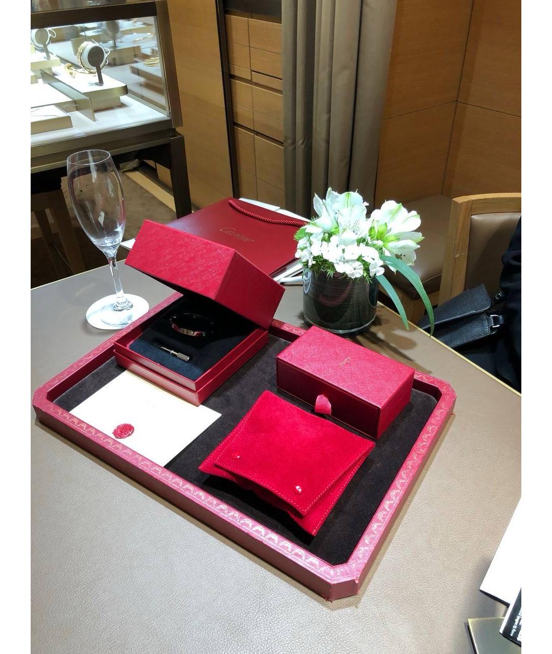 CARTIER Белый браслет из белого золота, фото 4