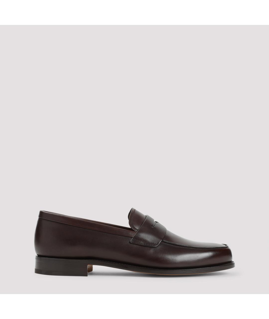 CHURCH'S Коричневые кожаные лоферы, фото 2