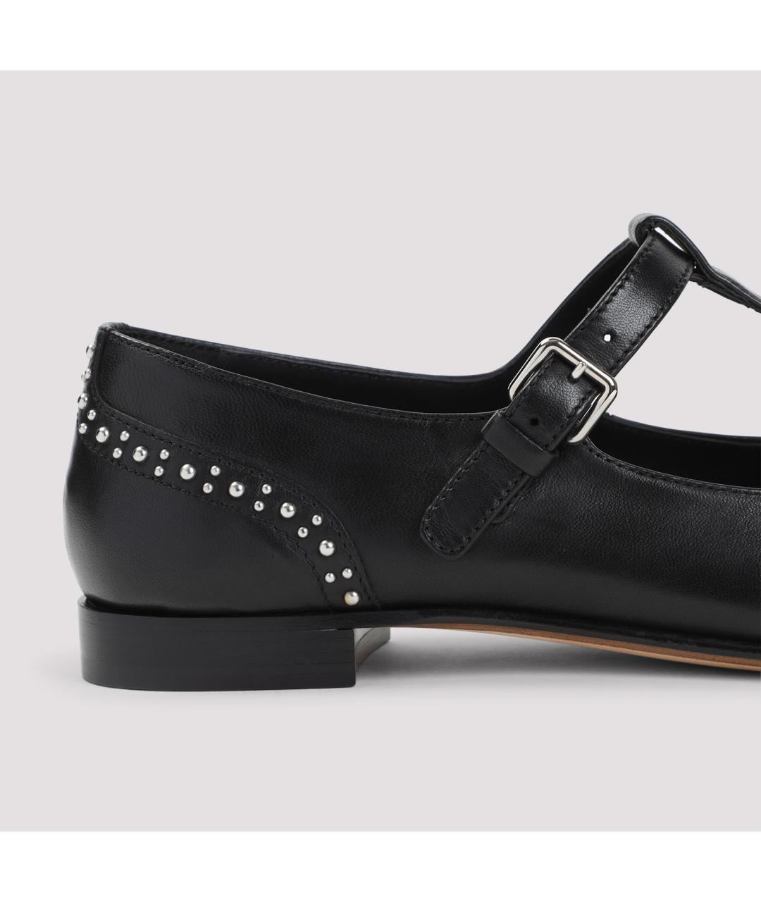 CHURCH'S Черные кожаные балетки, фото 5