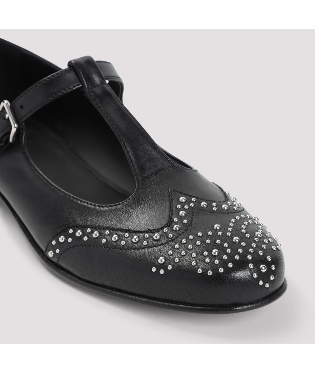 CHURCH'S Черные кожаные балетки, фото 6