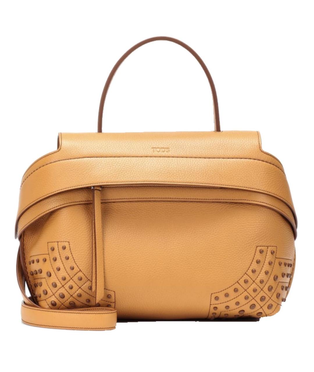 TOD'S Коричневая кожаная сумка через плечо, фото 9