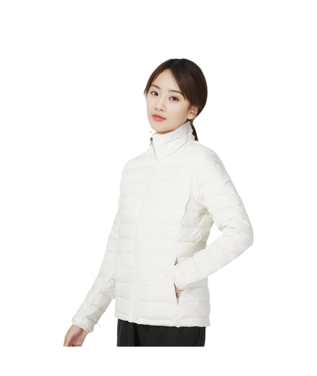 THE NORTH FACE Белая полиамидовая куртка, фото 2