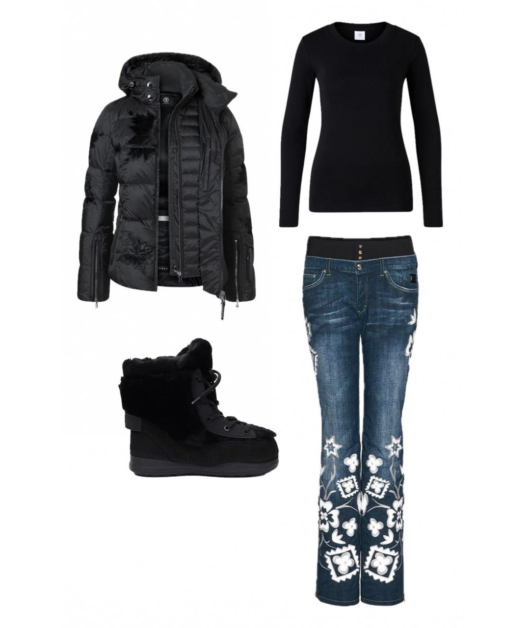 BOGNER Синие полиамидовые спортивные брюки и шорты, фото 6