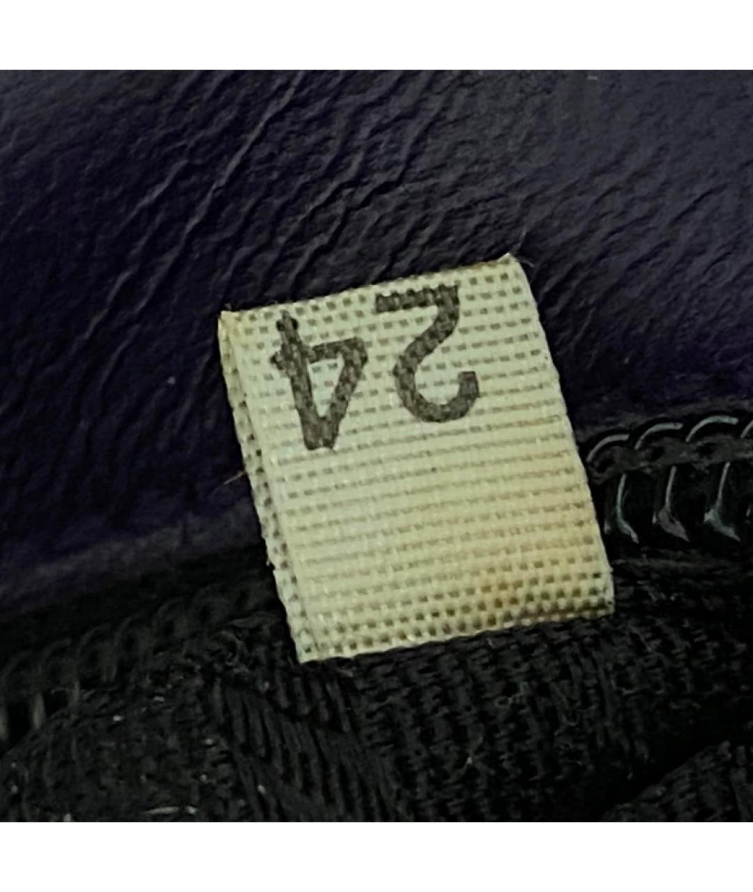 PRADA Фиолетовая кожаная сумка с короткими ручками, фото 4