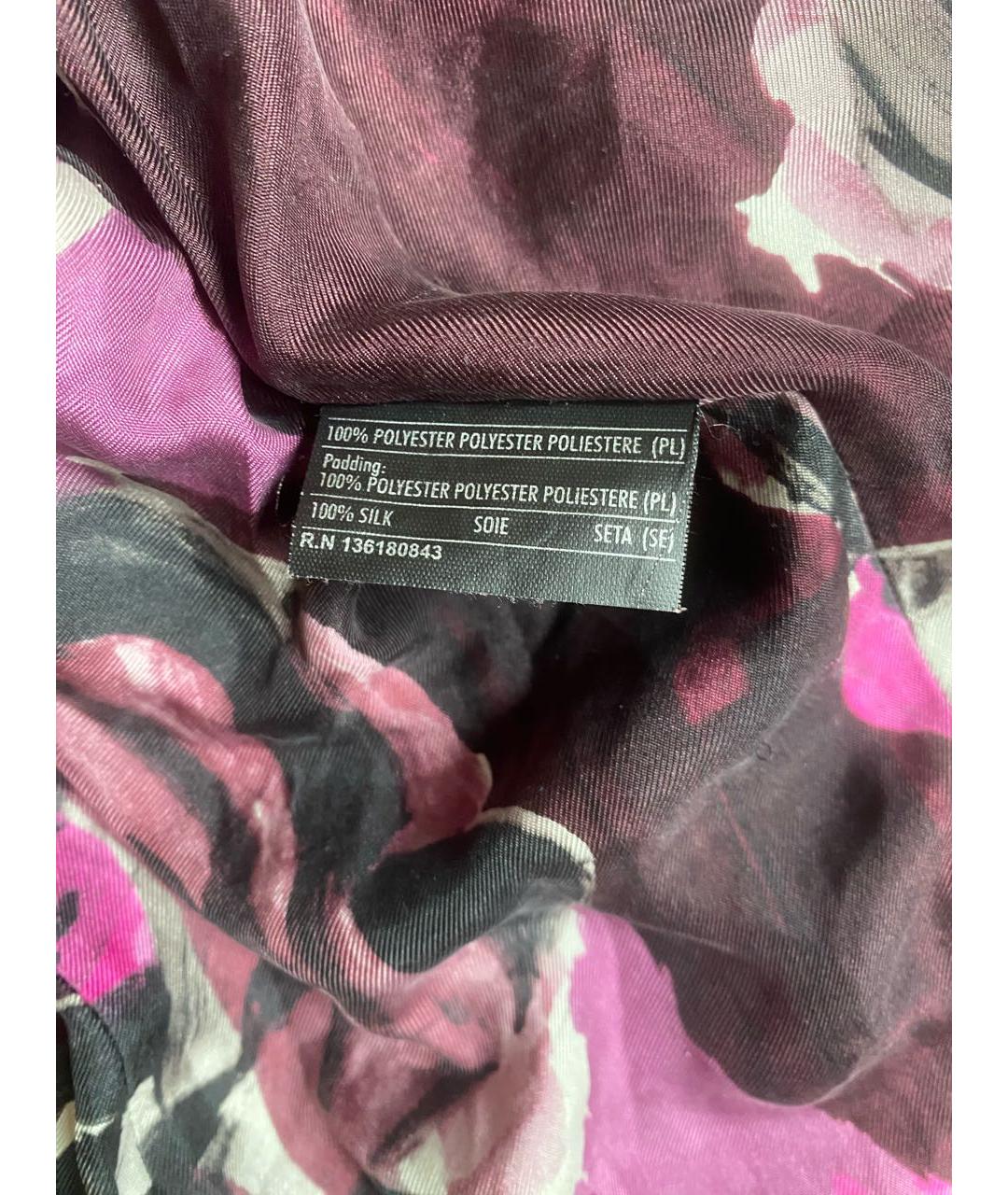 FERRAGAMO Черная полиэстеровая куртка, фото 5