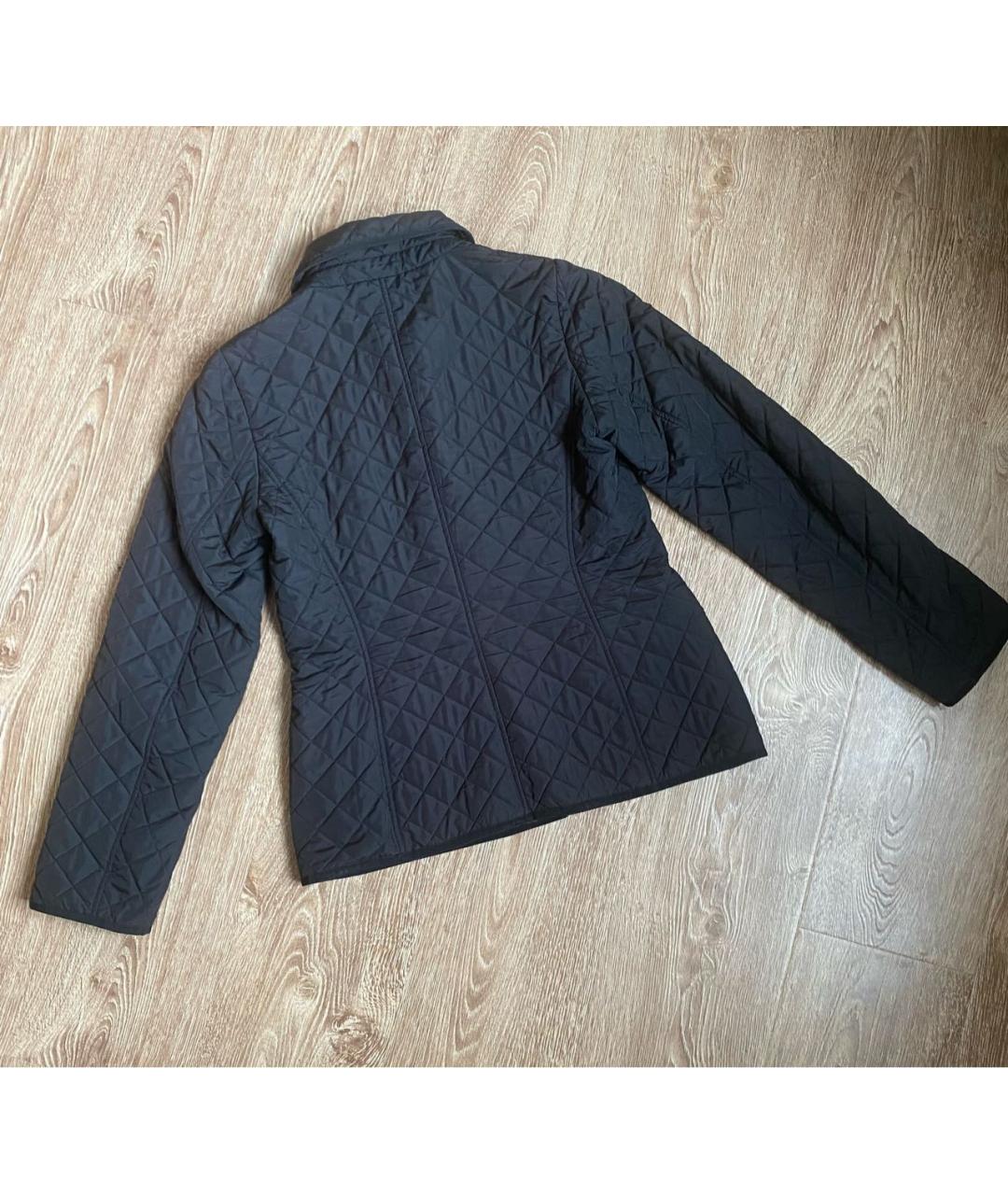 FERRAGAMO Черная полиэстеровая куртка, фото 2