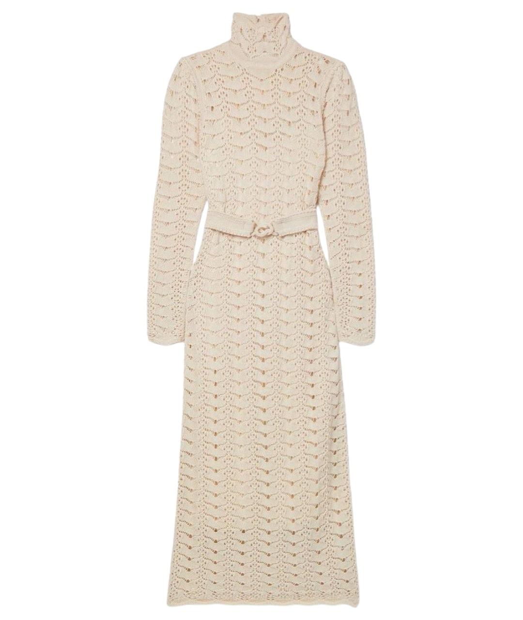 ZIMMERMANN Бежевое хлопковое вечернее платье, фото 1