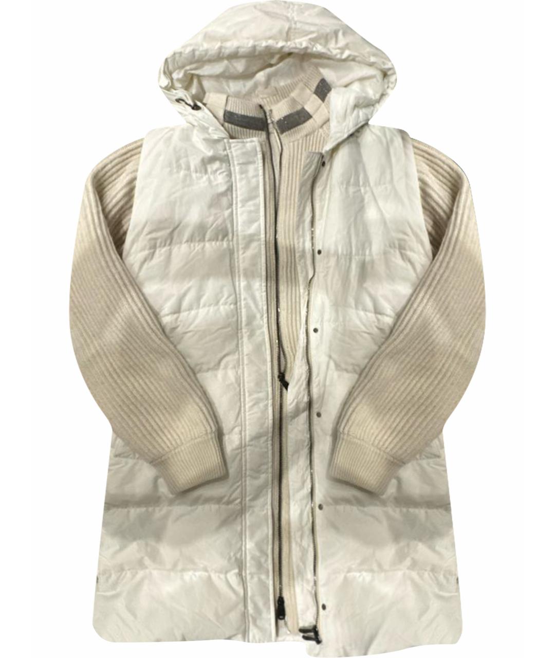 BRUNELLO CUCINELLI Белый кашемировый жилет, фото 1