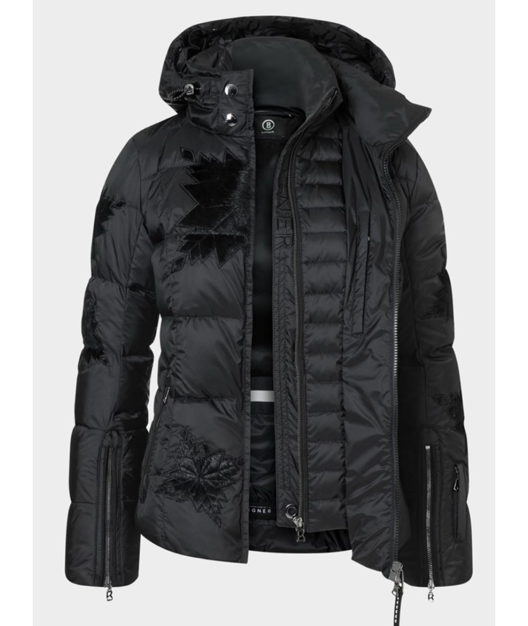 BOGNER Черная полиамидовая куртка, фото 2