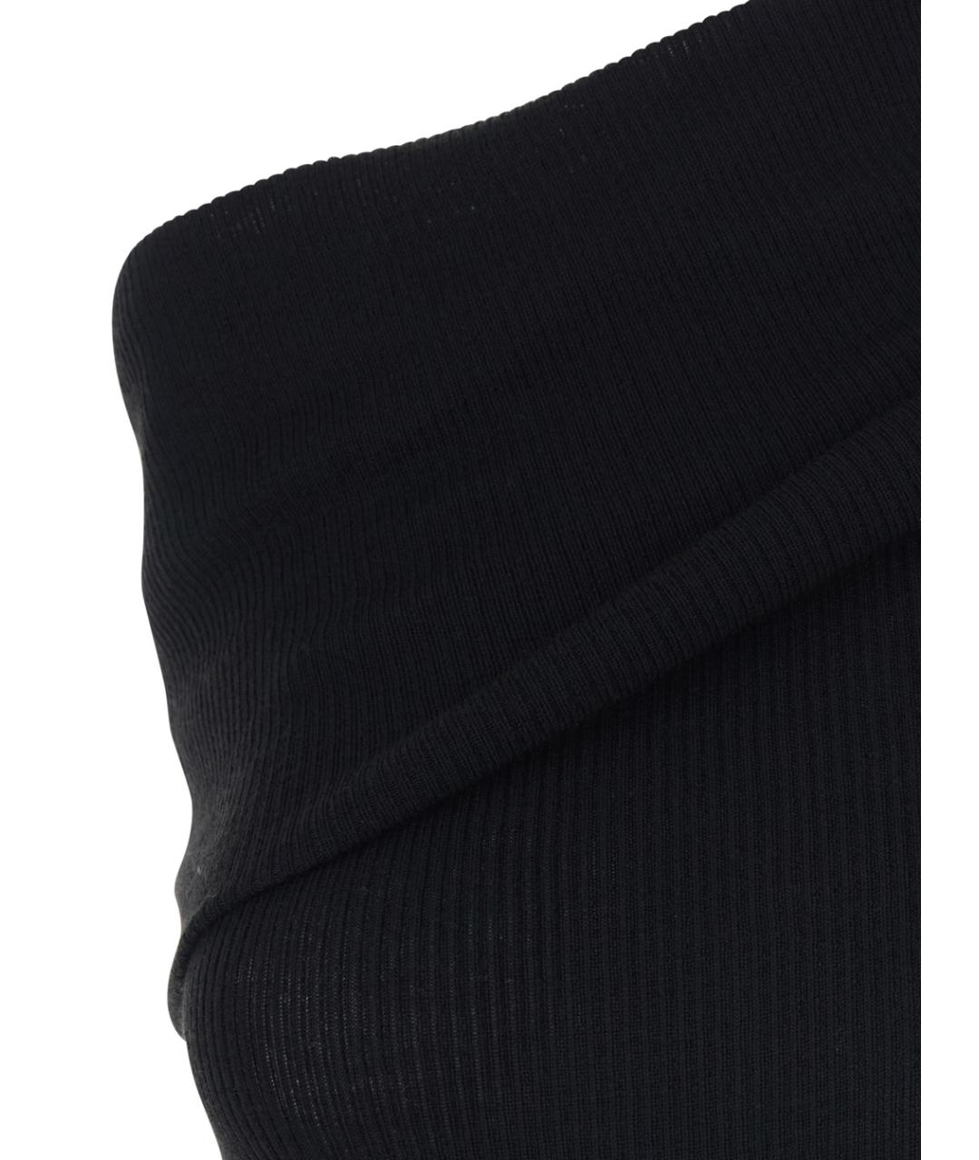 RICK OWENS Черное шерстяное платье, фото 3