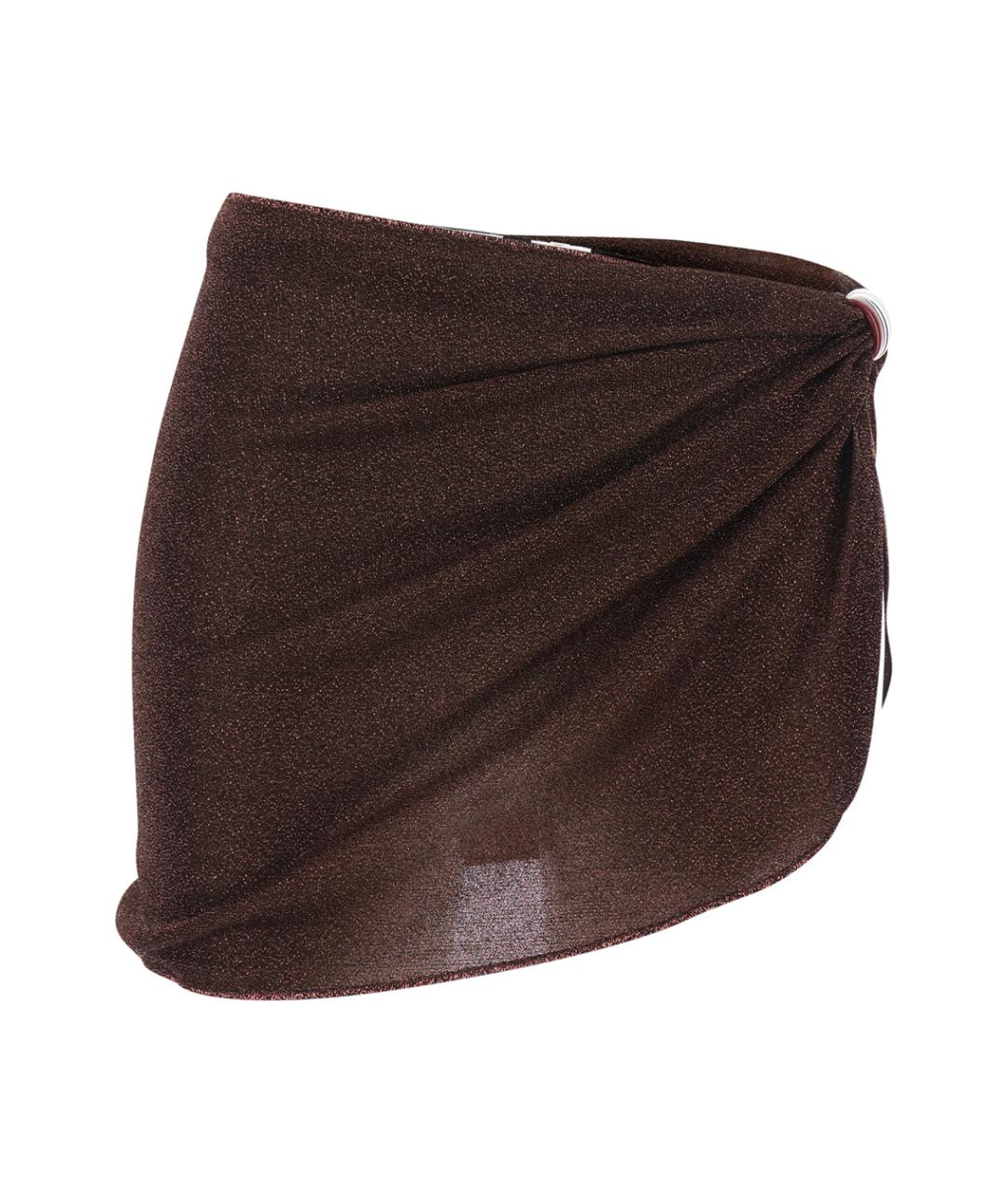 OSEREE Коричневая юбка мини, фото 1