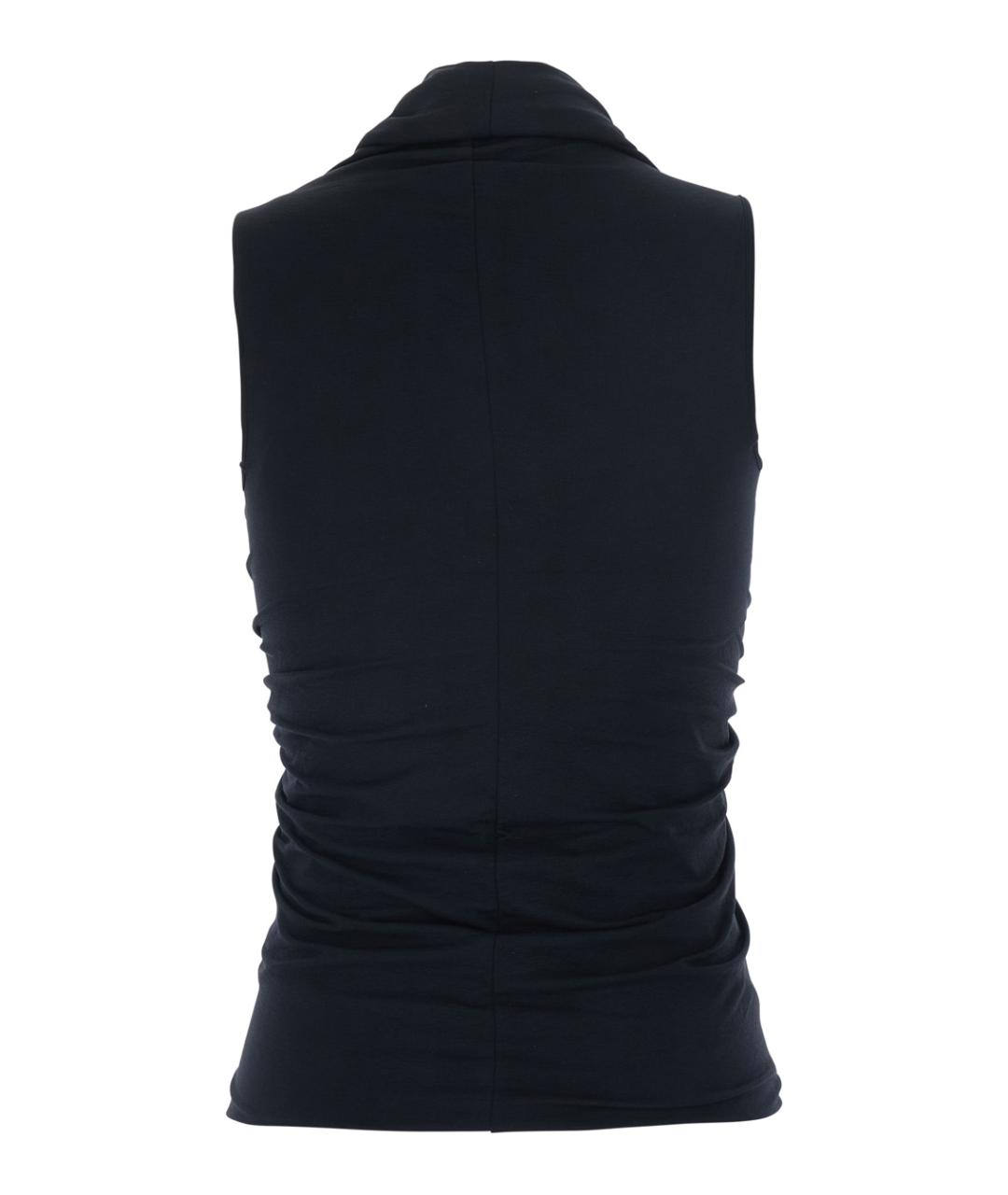 RICK OWENS Черная полиамидовая майка, фото 2