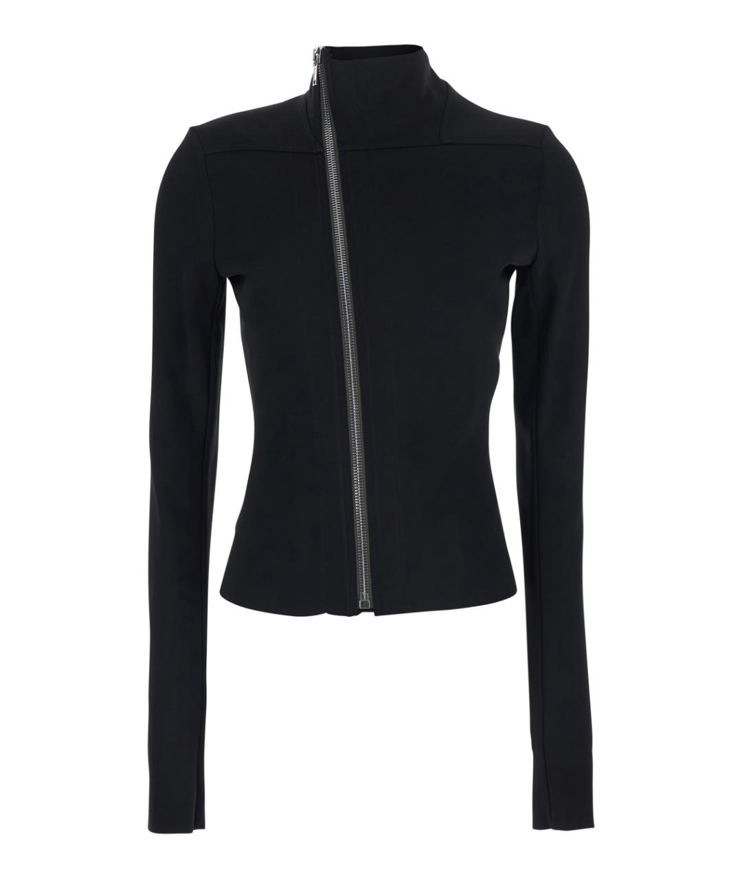 RICK OWENS Черная вискозная куртка, фото 1