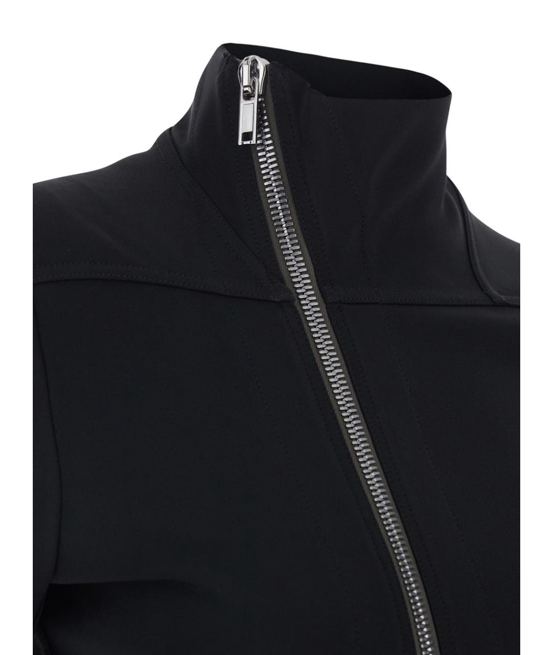 RICK OWENS Черная вискозная куртка, фото 3