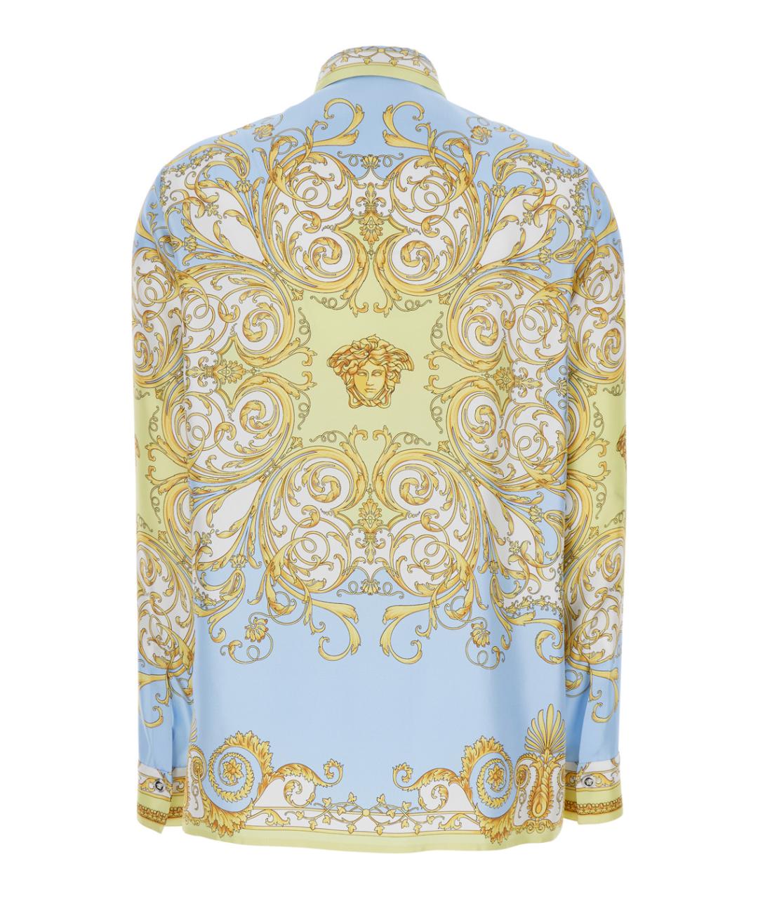 VERSACE Мульти шелковая рубашка, фото 1