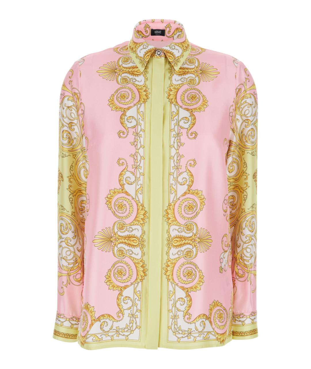 VERSACE Мульти шелковая рубашка, фото 1