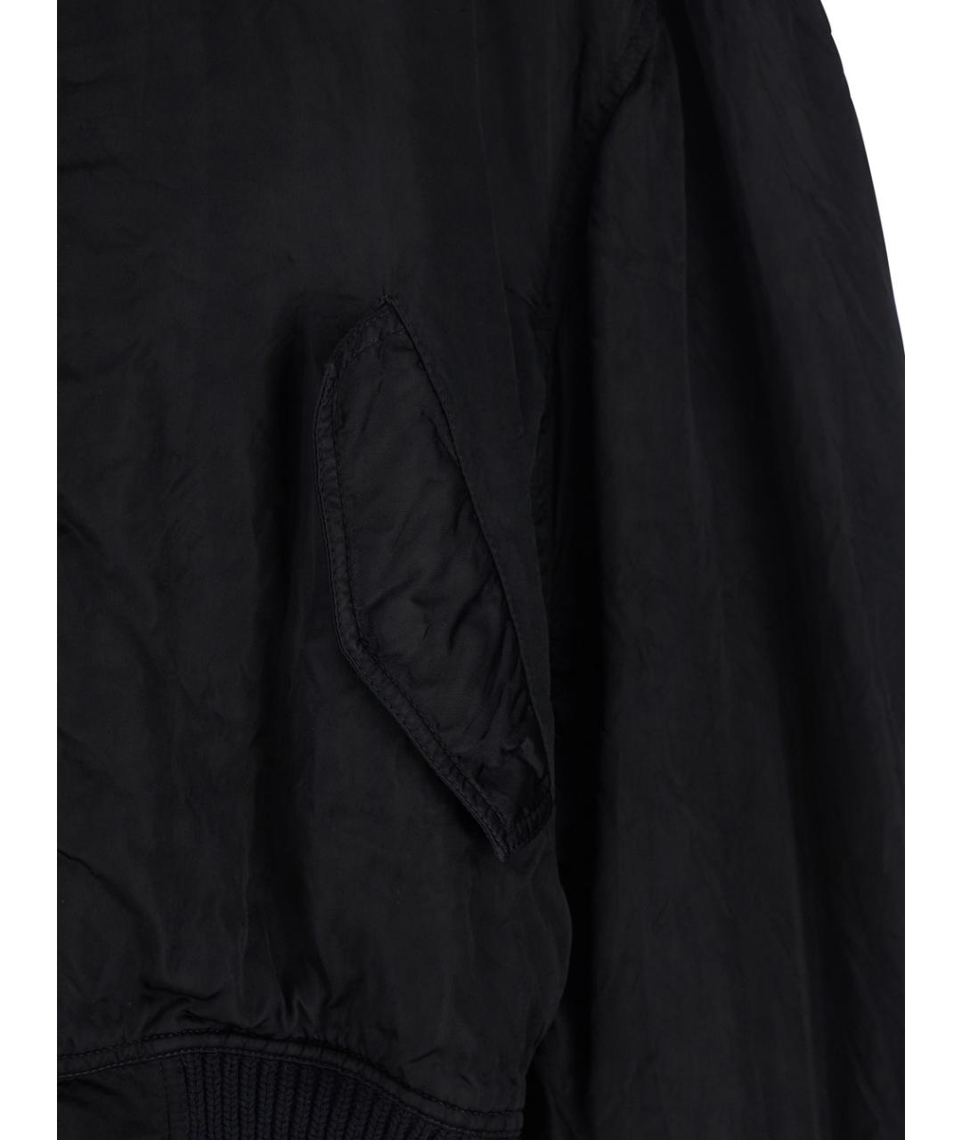 RICK OWENS Черная вискозная куртка, фото 3