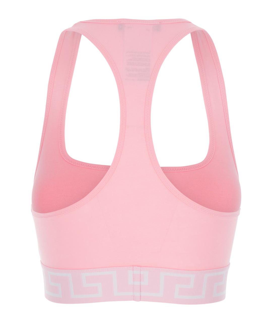 VERSACE Розовая хлопковая майка, фото 2