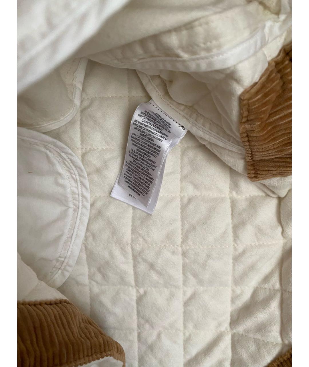POLO RALPH LAUREN Белая хлопковая куртка, фото 4