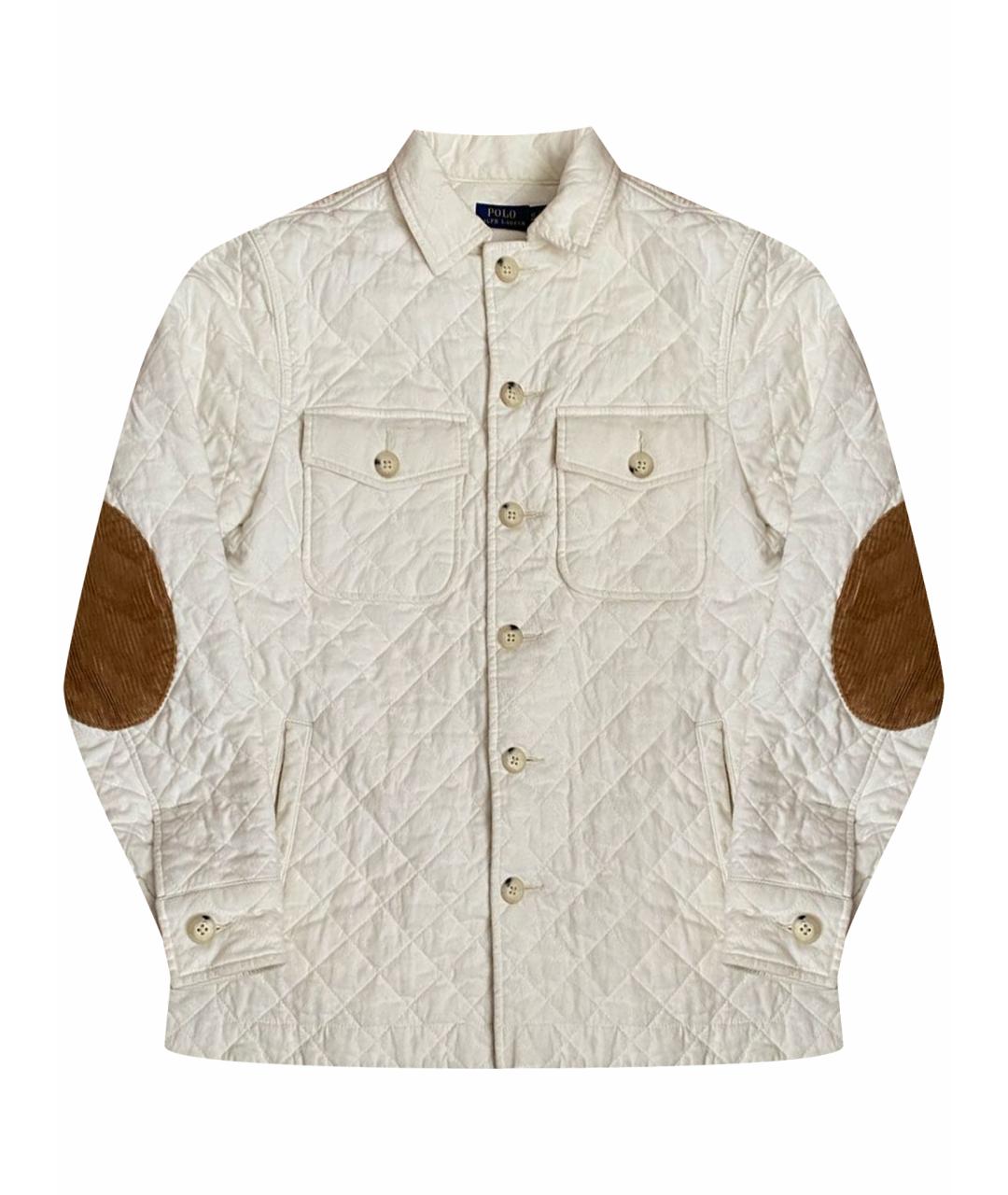 POLO RALPH LAUREN Белая хлопковая куртка, фото 1